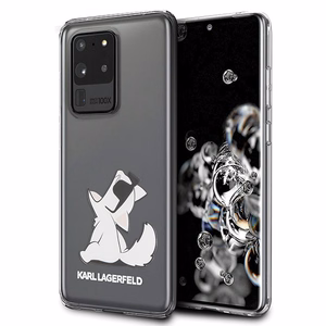 Karl Lagerfeld KLHCS69CFNRC S20 Ultra G988 skaidrus Choupette Fun