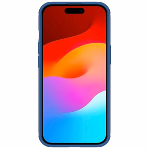 Nillkin Super Frosted Shield Pro reinforced case for iPhone 15 Plus - blue