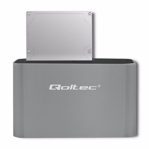 Qoltec Kietojo disko stotelė HDD/SSD 2.5"/3.5" SATA USB 3.0