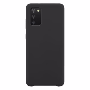 Silikoninis dėklas minkštas lankstus guminis dėklas Samsung Galaxy A03s juodas