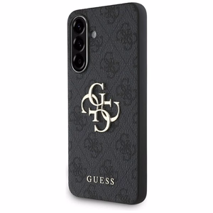 Guess Big 4G Logotipo Klasikinis Dėklas telefonui Samsung Galaxy A36 - juodas