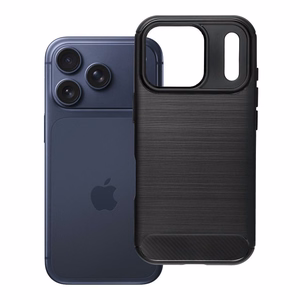 Чехол iPhone 17 Pro / 18 Pro (низкий край камеры) Carbon 2.0 черный