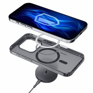 Чехол 3mk Frosty MagCase Apple iPhone 16 Pro Max чёрный