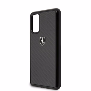 Ferrari Kietas dėklas FEHCAHCS62BK S20 G980 juodas/juodas Carbon Heritage