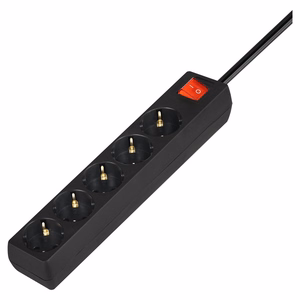 SAVIO LZ-15 Schuko maitinimo juosta, 5 lizdų, 5 m