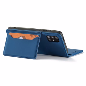 Magnet Card Case чехол для Samsung Galaxy A13 5G кошелёк-чехол с держателем для карт синий
