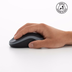 Belaidis QWERTY klaviatūros ir pelės rinkinys Logitech MK270, juodas