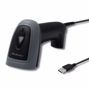 Qoltec 50863 1D ir 2D brūkšninių kodų skaitytuvas | USB