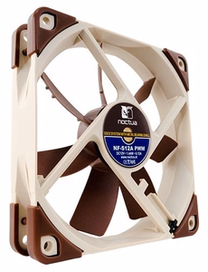Noctua NF-S12A PWM kompiuterio aušinimo komponentas, korpuso ventiliatorius 12 cm rudas