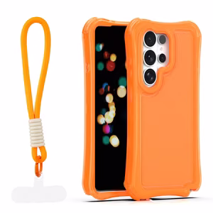 Safepop чехол с ремешком для Samsung Galaxy S26 Ultra оранжевый