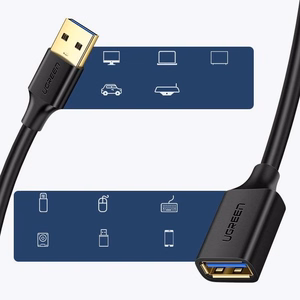 USB cable Ugreen USB 3.0 female - USB 3.0 male 1M