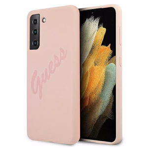 Guess GUHCS21MLSVSPI S21+ G996 pink/pink hardcase Script Vintage