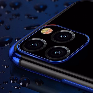 Skaidrus spalvotas gelinis TPU dėklas telefonui su metaliniu rėmeliu Samsung Galaxy A33 5G, juodas
