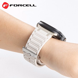 FORCELL F-DESIGN FA06 silikoninis dirželis APPLE laikrodžiui 38 / 40 / 41 mm juodas