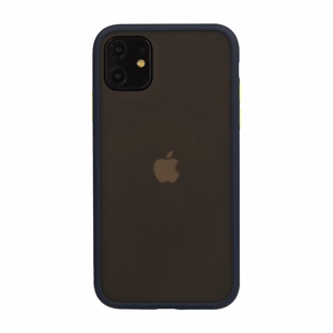 Vennus Color Button Bumper dėklas telefonui Samsung Galaxy A20S mėlynas
