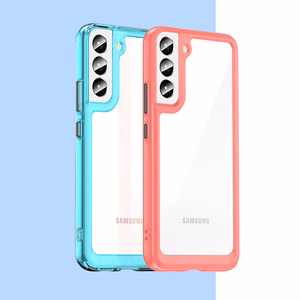 Outer Space Case чехол для Samsung Galaxy S22 + (S22 Plus) жёсткая крышка с гелевой рамкой прозрачный