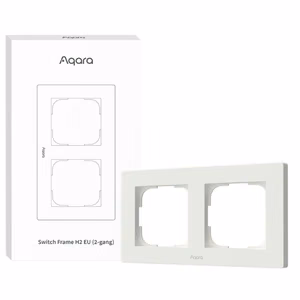 Aqara FE-X01D-W išmanusis jungiklio rėmelis H2 (2 lizdai) baltas