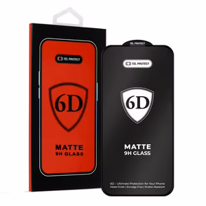Tel Protect Full Glue 6D Matt Tempered Glass for Xiaomi 17 Pro Max Black