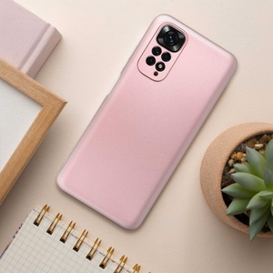 METALLIC dėklas telefonui XIAOMI Redmi NOTE 14 5G rožinis