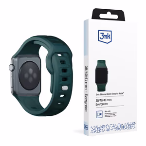 3mk silikoninis laikrodžio dirželis Apple Watch 42 / 44 / 45 / 49 mm - žalia