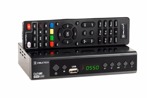 Cabletech URZ0336C – приёмник цифрового эфирного телевидения DVB-T2 H.265/HEVC