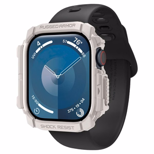 Spigen Rugged Armor ремешок для Apple Watch 10 46mm - бежевый