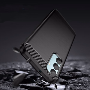 Tech-Protect TPUCarbon dėklas telefonui Samsung Galaxy M15 5G - juodas