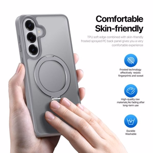 Чехол Dux Ducis Yind с магнитной подставкой для Samsung S942 S26 серый