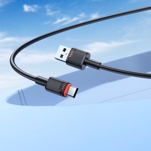 Borofone Кабель BX110 Beneficio - USB на Type C - 2,4A 1 метр черный