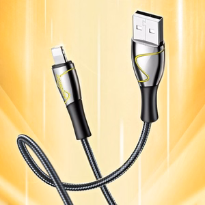 USB kabelis Lightning Joyroom S-1230K6 2.4A 1.2m (juodas)