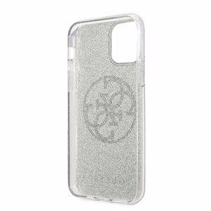 Guess GUHCN58PCUGLKA iPhone 11 Pro chaki kietas dėklas 4G Circle Glitter