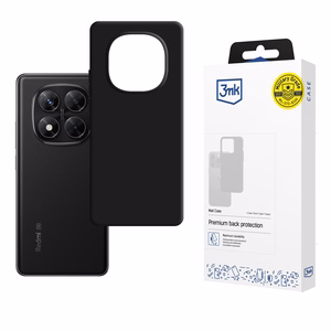 3mk Matt Case Pro для Xiaomi Redmi Note 14 Pro 5G / Poco X7 5G - матовый чёрный