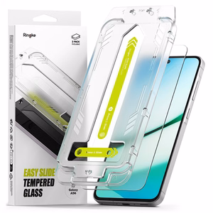 Ringke Easy Slide 2-jų pakuotė grūdinto stiklo Samsung Galaxy A56 5G - skaidrus