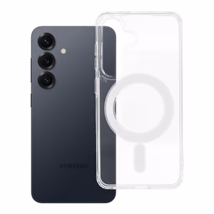 Case for Samsung S25 Clear Mag Cover (STR) compatible with MagSafe transparent