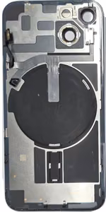 Galinis dangtelis iPhone 14 Midnight (with metal frame and flex) originalus (used Grade B)