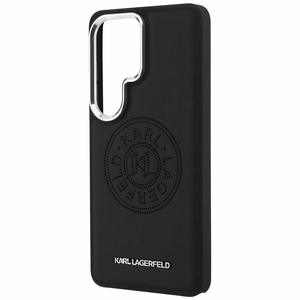 Karl Lagerfeld Perforated KL MagSafe Чехол для Samsung Galaxy S26 Ultra - чёрный