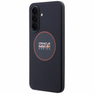 Red Bull dėklas Samsung A37 (Meshed PU Red Ring & Metal Buttons) tamsiai mėlynas