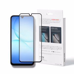 Crong 3D Armour Glass Lite visą paviršių klijuojamas grūdintas apsauginis stiklas Samsung Galaxy A16 / A17 / A26 ekranui