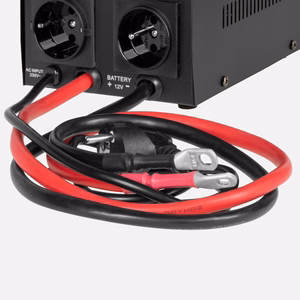 KEMOT PROsinus-500-LFP4 backup power supply, pure sine wave inverter with charging, 12 V / 230 V, 500 VA / 300 W