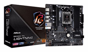 Asrock B650M PG Lightning pagrindinė plokštė AMD B650 Socket AM5 micro ATX