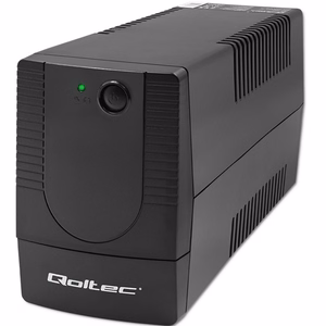 Qoltec 53774 nepertraukiamo maitinimo šaltinis (UPS) Line-Interactive 1 kVA 600 W 1 AC lizdas