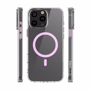 Etteri Spalvotas Magnetinis dėklas telefonui iPhone 13 Pro 6,1" rožinė
