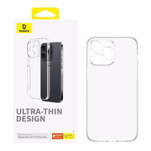 Dėklas telefonui iPhone 15 ProMax Baseus OS-Lucent serija (skaidrus)