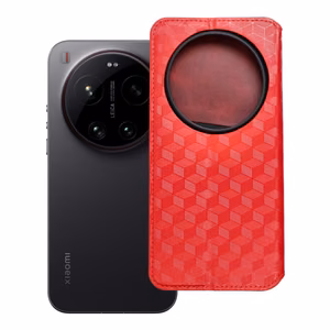 Чехол-книжка Xiaomi 17 ULTRA Cubic Book, красный