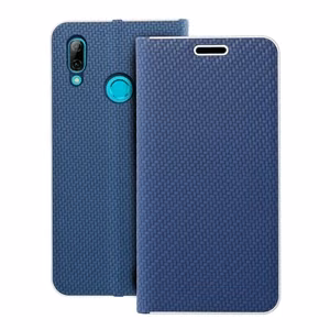 Чехол-книжка для Huawei P Smart 2019 Luna Book Carbon синий