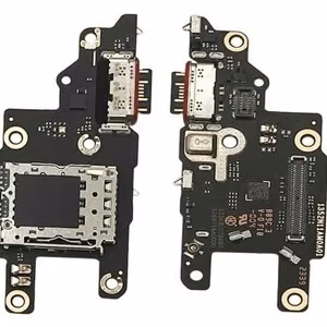 Flex, skirtas Xiaomi Poco X6 Pro 5G, su įkrovimo jungtimi, mikrofonu ir SIM kortelės kontaktu, originalus (service pack)