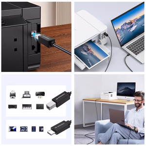 Wozinsky WKDDY1S Кабель USB-B - USB-C 1m - чёрный