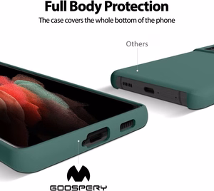 Case Mercury Silicone Case Samsung A037 A03s dark green