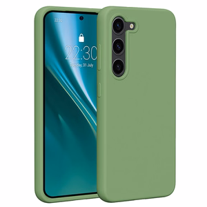 Etteri silikoninis dėklas telefonui Samsung Galaxy S23 - šviesiai žalias