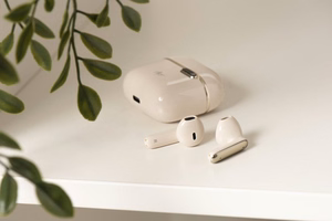 Wireless earphones Art TWS + docking station USB C AP-TW-B4W white